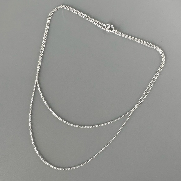 Sterling Silver Round Link Chain - Picture 7 of 10